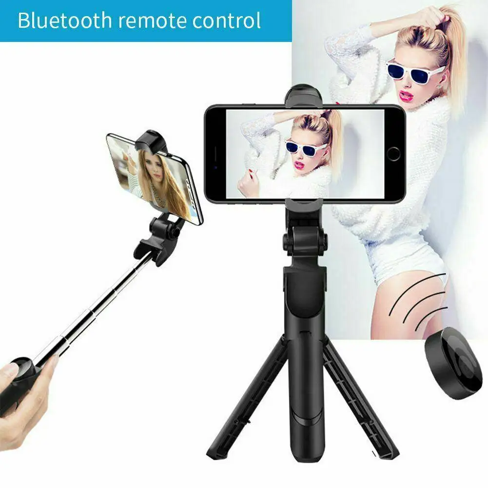 Hobbyline 4 в 1 беспроводная Bluetooth обновленная селфи-палка XT10 горизонтальная съемка вертикальный выдвижной Автоспуск артефакт live d10