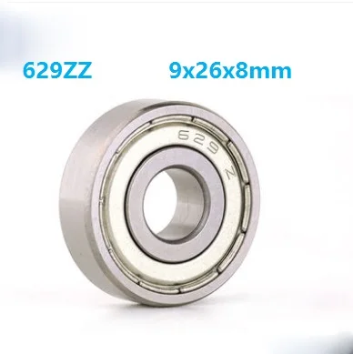 100pcs 629ZZ 9x26x8mm 629-ZZ 629 ZZ Z 9*26*8mm Deep Groove Ball bearing Miniature mini Bearings 629Z | Обустройство дома
