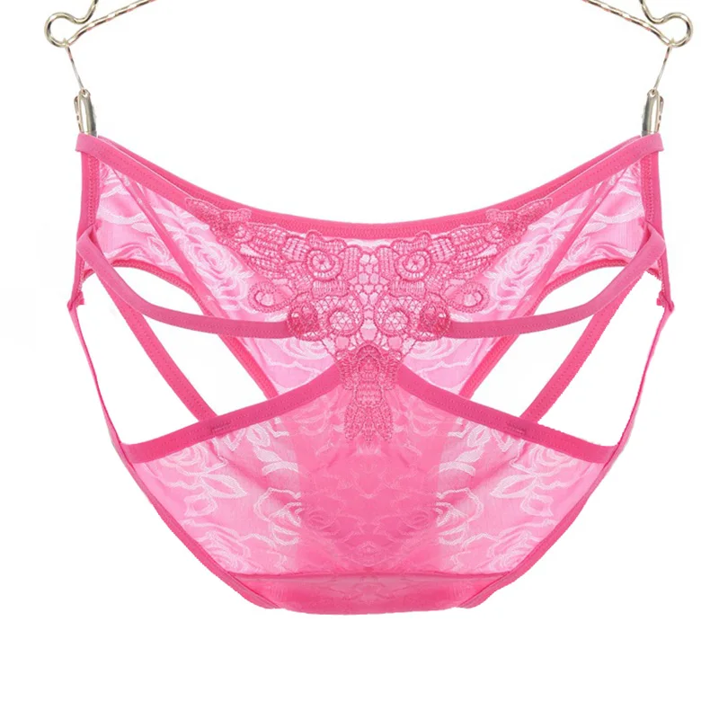 Женское нижнее белье сексуальные кружевные прозрачные трусы бесшовные трусики