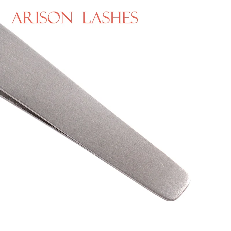 Arison lashes ультра жесткий Изогнутый пинцет дизайн дельфина тонкие точки