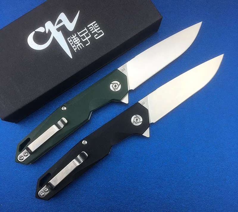 Новый складной нож CH 1047 G10 С флиппером лезвие D2 рукоятка походные охотничьи ножи с