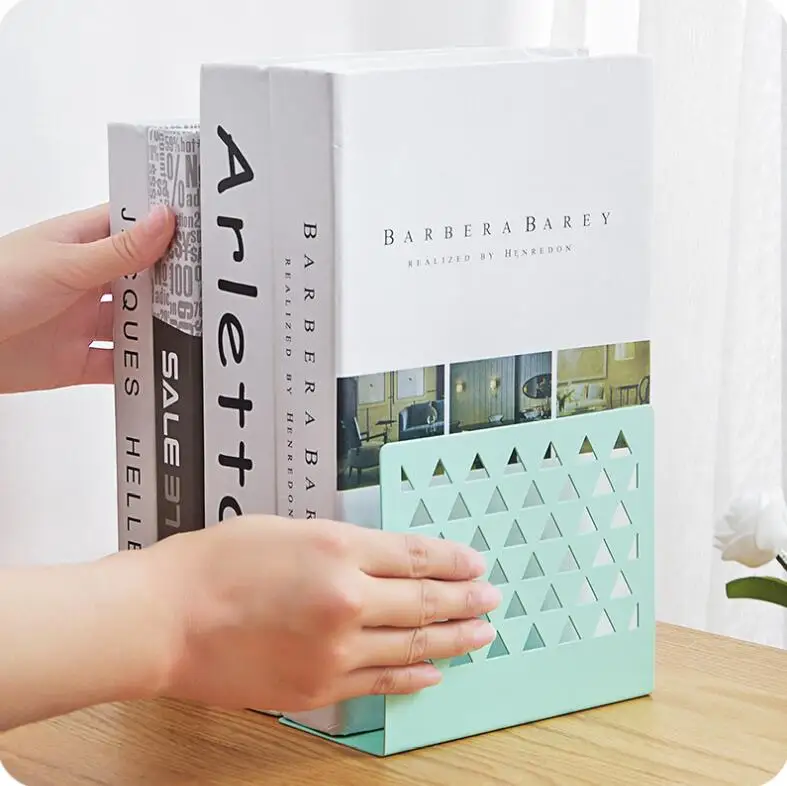 Железная пустотелая Подставка для книг держатель креативная книжная полка