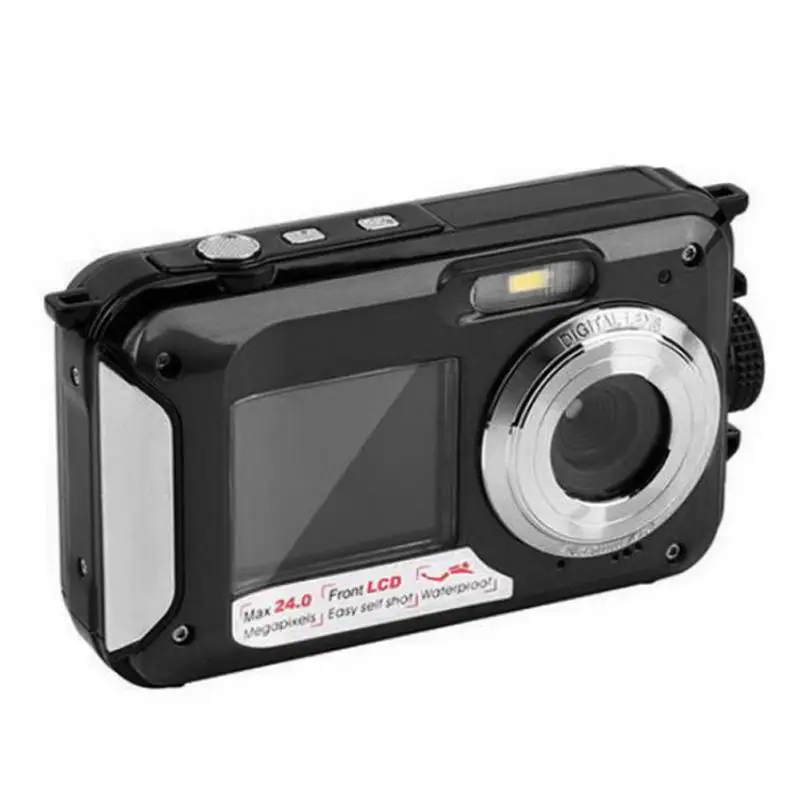 1080 P водонепроницаемый открытый селфи цифровая камера двойной экран