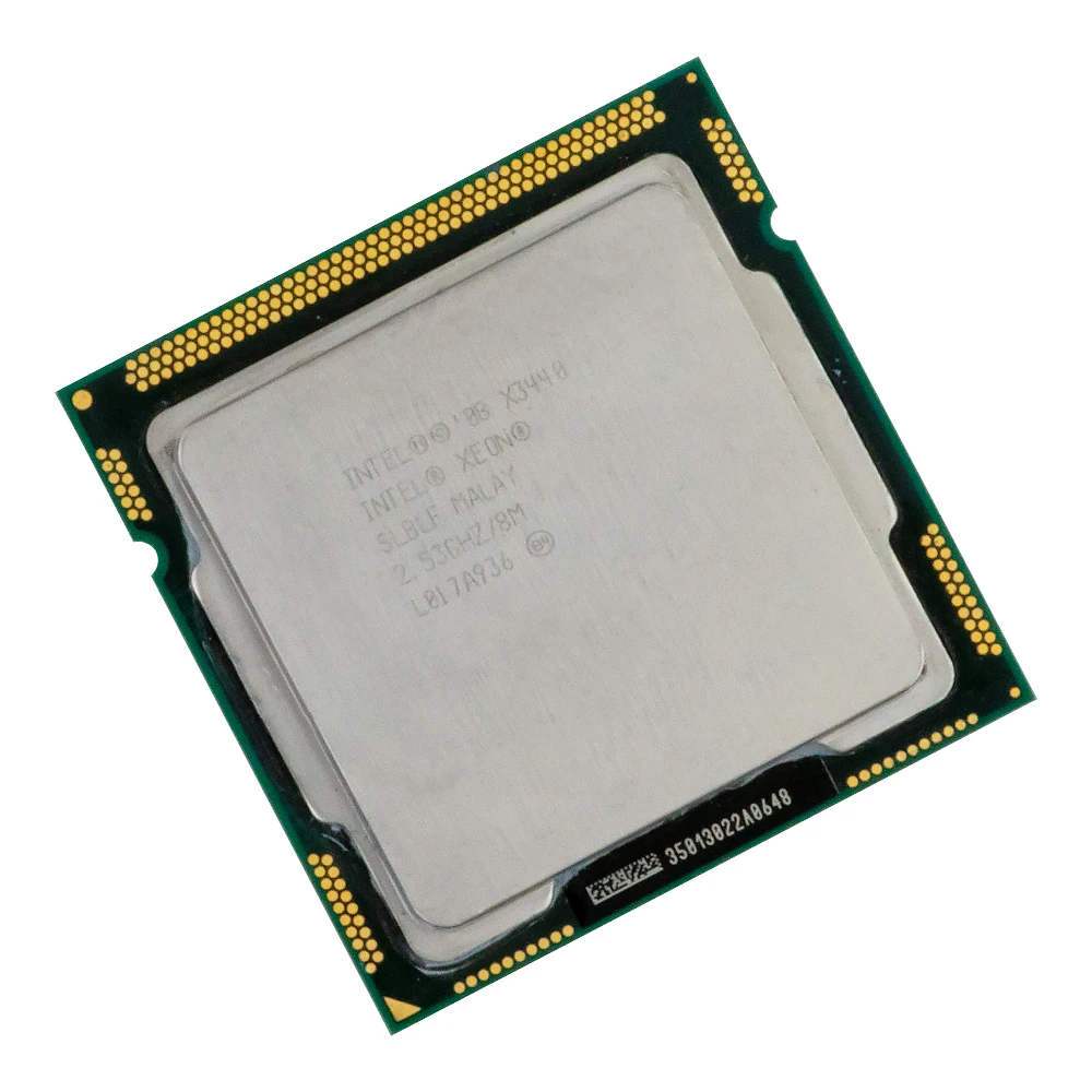 Intel Xeon X3440 настольный процессор 3440 четырехъядерный 2,53 ГГц 8 Мб DMI 2.5GT/s LGA 1156 серверный используемый ЦП