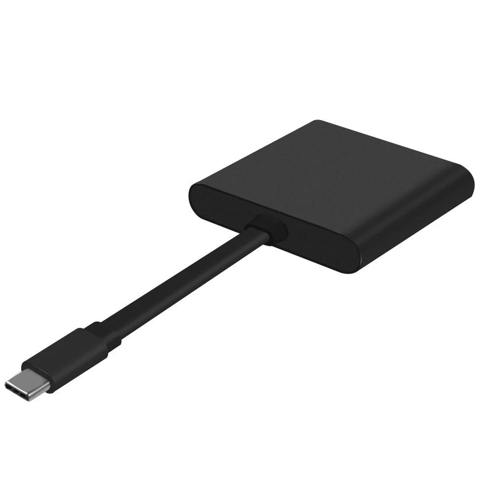 Концентратор Thunderbolt 3 в 1 адаптер USB Type C HDMI 4 k док станция с блоком питания для MacBook