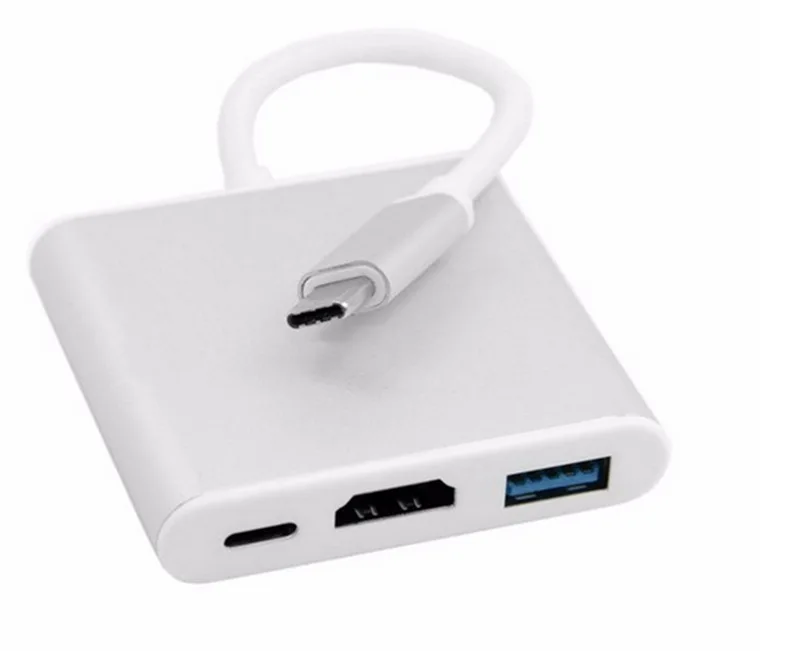 Тип usb C к HDMI USB 3 0 зарядный адаптер конвертер 1 Hub для MacBook Pro Pixel huawei Mate10 samsung S8 + Plus| |