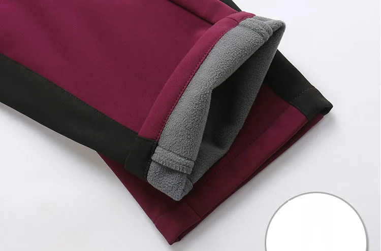 

2017 New Winter Men Women Outdoor Softshell Trousers Waterproof Windproof Thermal Ski Climbing pant S-5XL