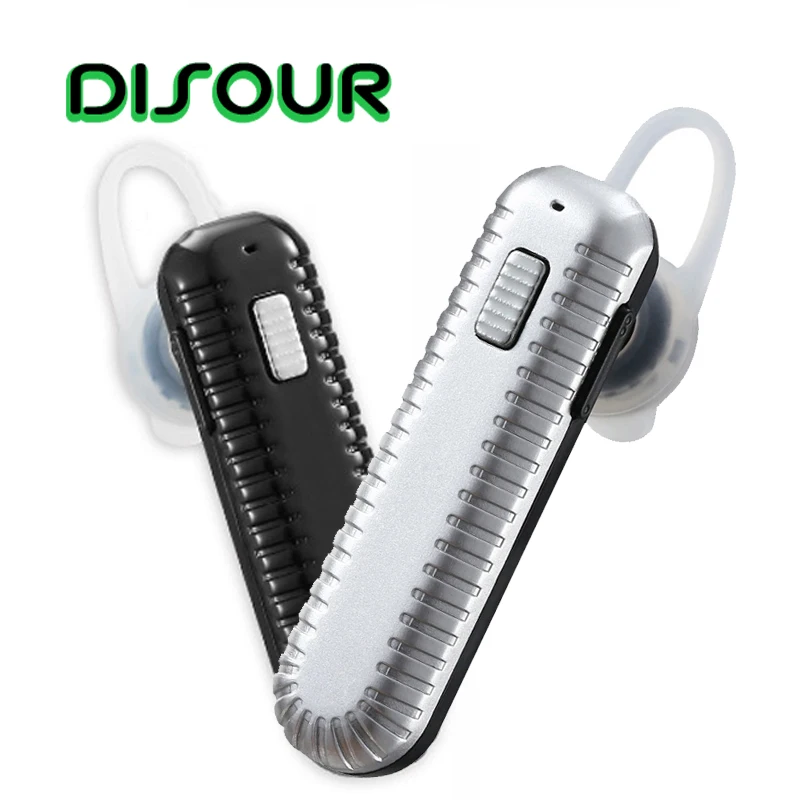 

DISOUR Bluetooth Earphone Business Wireless Handsfree with Microphone Mini Portable Sport Noise-Canceling Stereo In-Ear Earbud