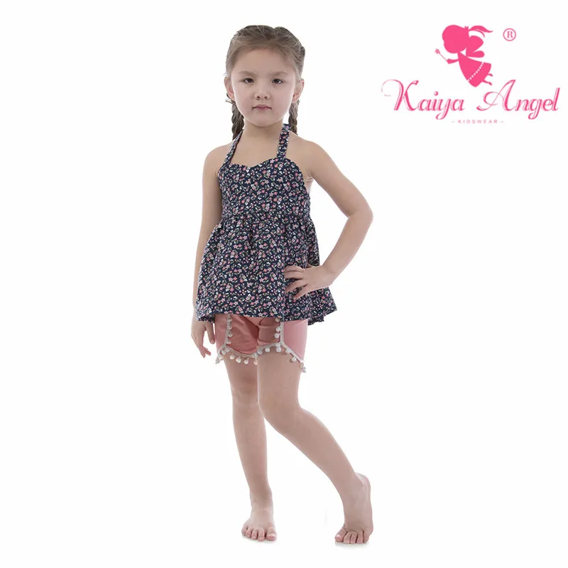 Kaiya Angel 2018 наряд для маленьких девочек весна лето Цветочная эксклюзивная детская