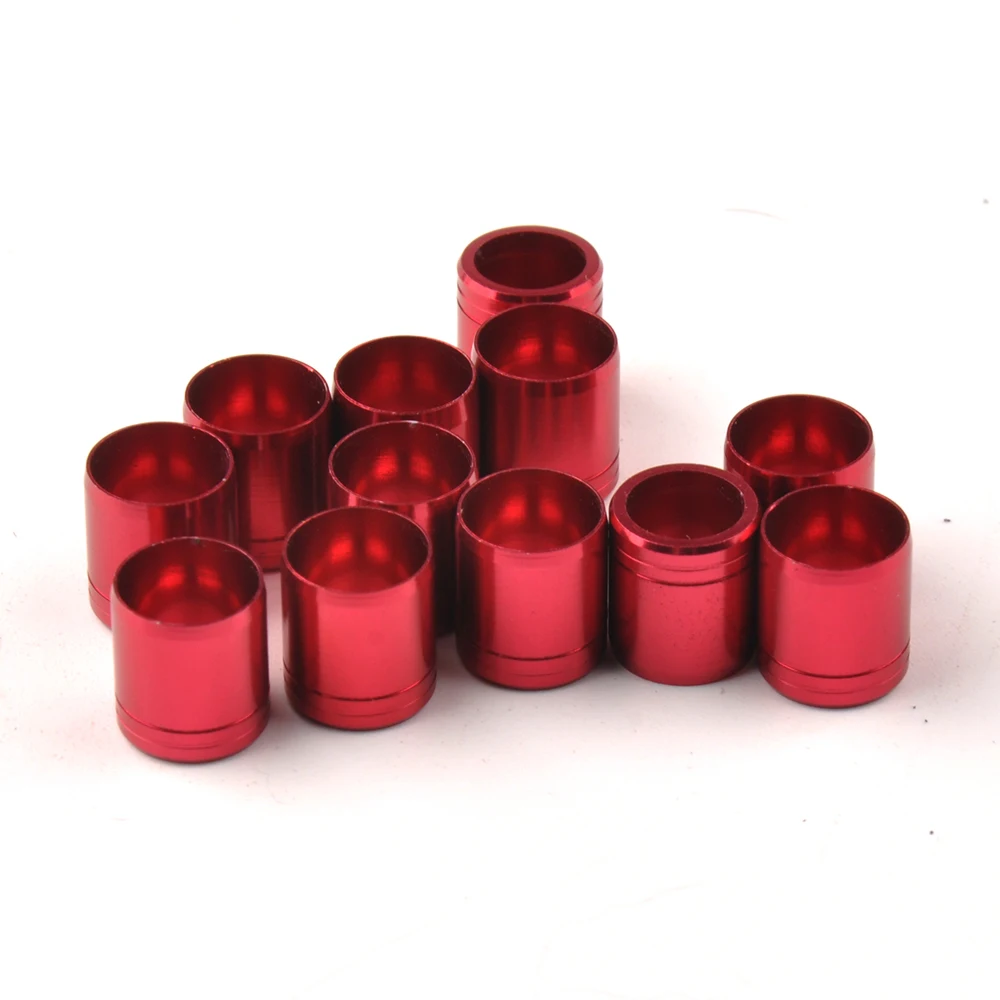 24 шт. высокое качество Золотое и красное Взрывобезопасное кольцо для стрелы OD 7 6