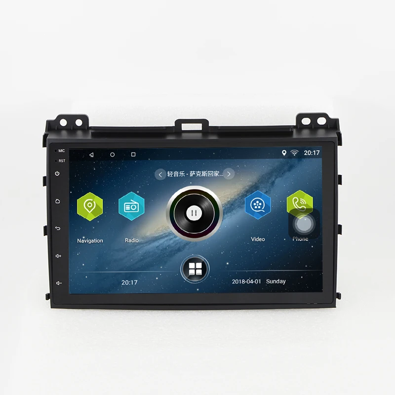9 inch Android 7.0.0 Quad Core Car Radio GPS Navigation Player For Toyota Land Cruiser Prado 120 Head Unit Multimedia NAVI | Автомобили и