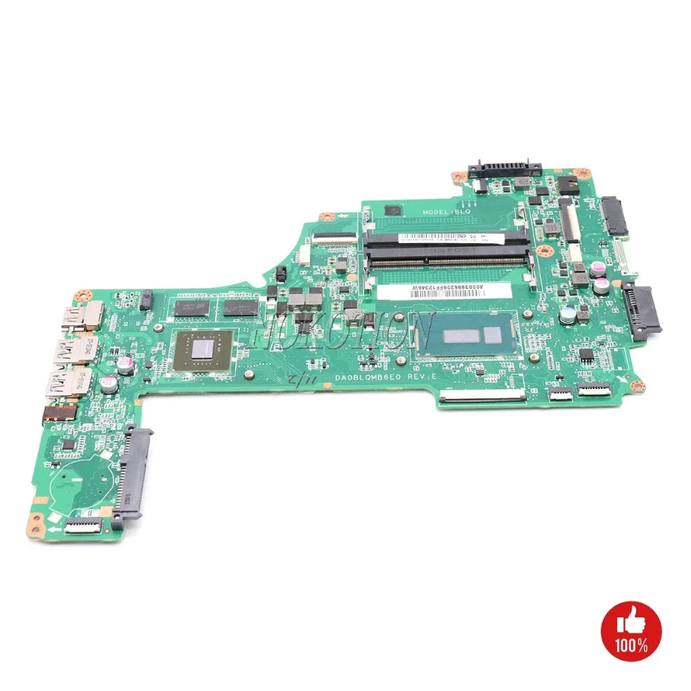 NOKOTION A000388620 DA0BLQMB6E0 основная плата для toshiba satellite L50 L50-C материнская плата для ноутбука I5-5200U NVIDIA GeForce 930M