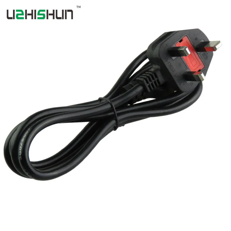 AC Мощность Шнур кабель с Великобританией PC разъем зарядного устройства и ноутбук
