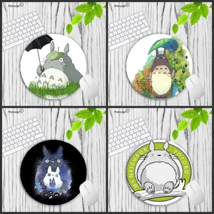 Mairuige большая акция, милый игровой круглый коврик для мыши Totoro, компьютерный уникальный настольный коврик, игровой коврик для мыши в подарок на день рождения