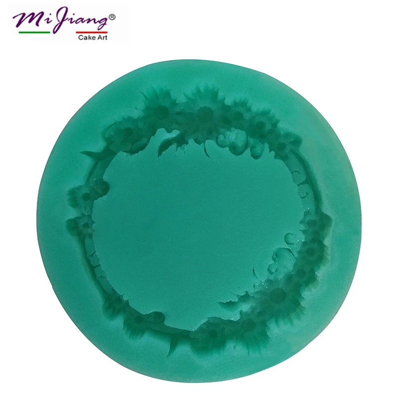 

Новинка, маленькая Рамка для картин силиконовые формы для помадки, для украшения тортов, инструменты для выпечки тортов форма для шоколада ...