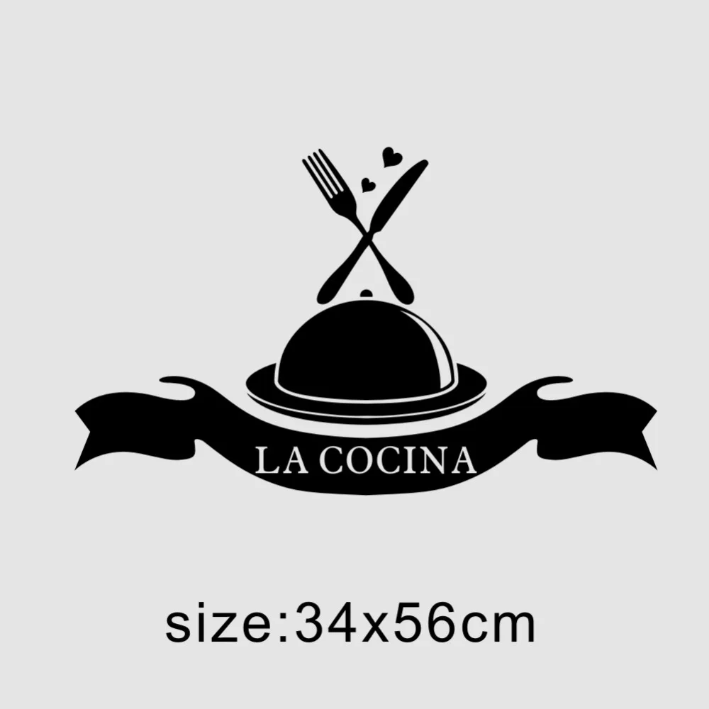 

The Kitchen Spanish Vinyl Wall Stickers Home Decor Creative Kitchen Wall Tile Decal