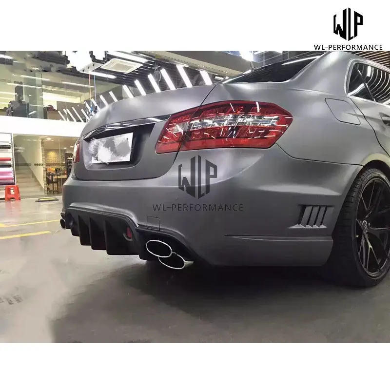 W212 FRP Неокрашенный комплект кузова автомобиля передний задний бампер боковые