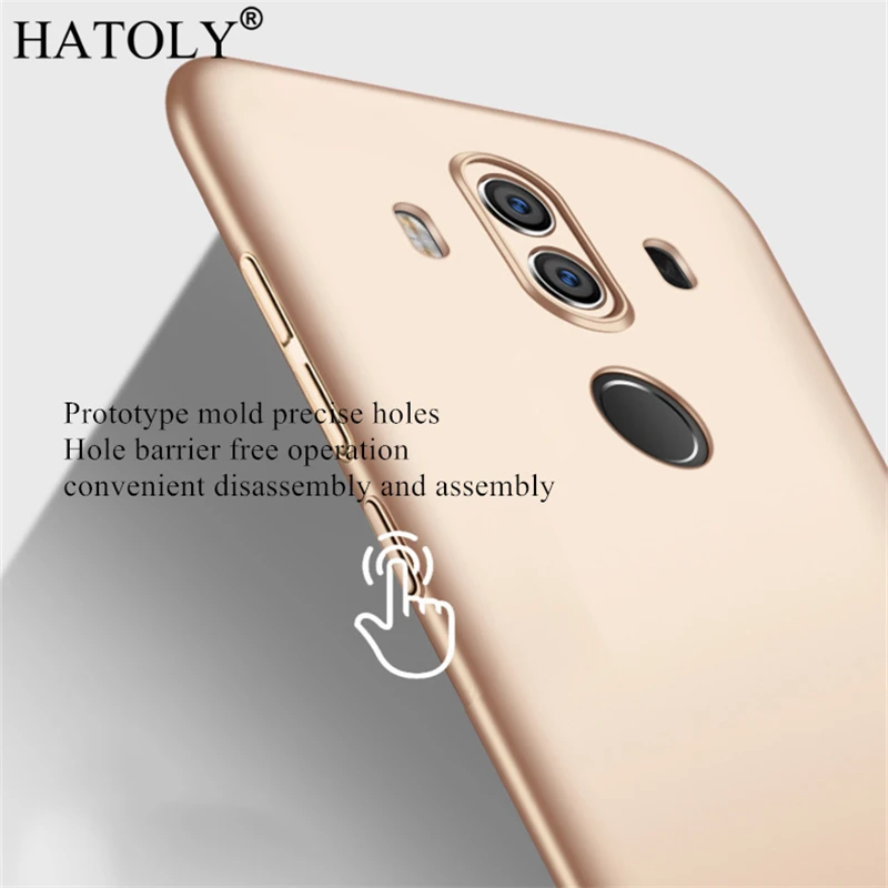 Для huawei mate 10 Pro Чехол Ультра-тонкий гладкий Чехол Жесткий PC защитный чехол для huawei mate 10 Pro HATOLY 6"