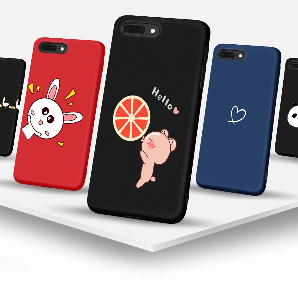 Роскошная мягкая задняя матовая разноцветная чехол для iPhone 5 5S SE 6 6S Plus 7 8 Plus X TPU для Xiaomi RedMi Note 5 Pro 5A Prime Capa