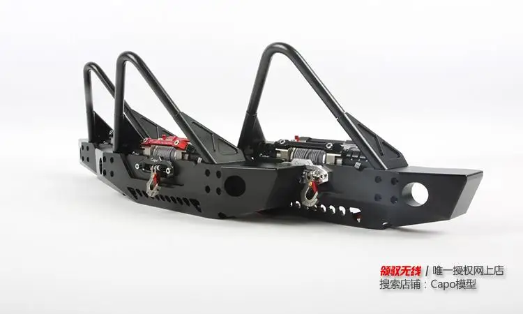 Передний металлический бампер CAPO C2 1/10 CD15823 JK Wrangler Jeep JKMAX WRANGLER May для SCX10 Proline Body TRAXXAS