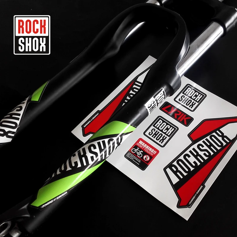 2016 rockshox тексты горный велосипед вилка наклейки Fornt rock shox Наклейки