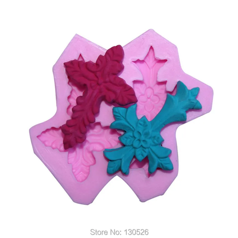 Религиозный крест помадка силиконовые формы кухонная утварь Кондитерские