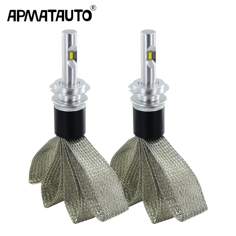 2x Белый 9600lm фар автомобиля H7 светодиодный H4 H8 H9 H11 HB3 9005 9006 9012 6000 К авто спереди