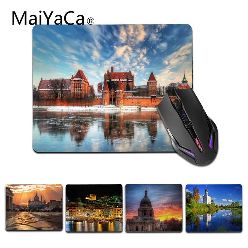 

MaiYaCa Custom Skin Buildings Computer Gaming Mouse mats Size for 18x22cm 25x29cm Gaming Mousepad