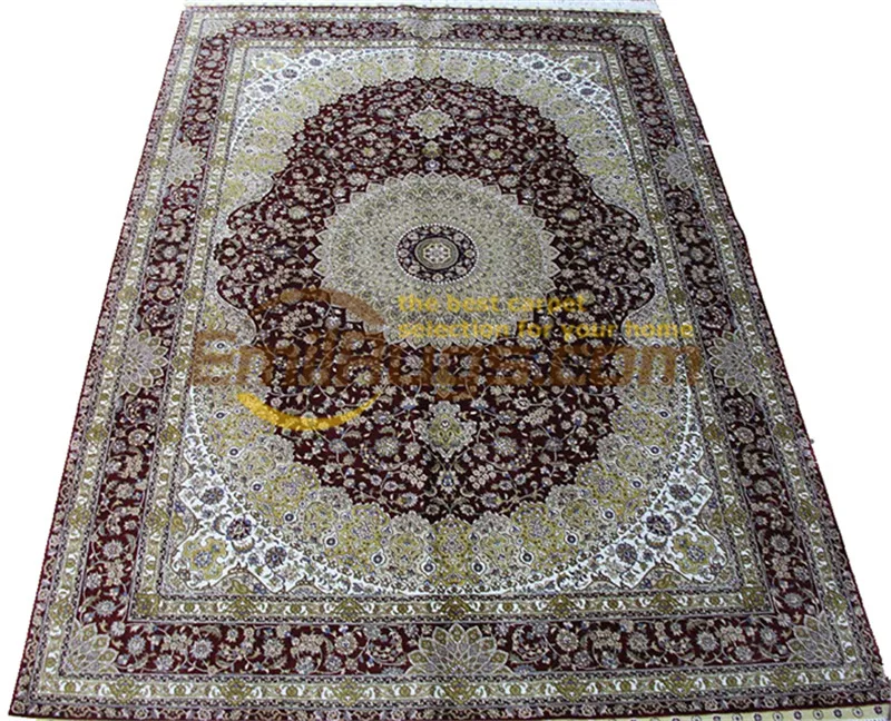 Beste Wol Of Zijde Perzische Handgemaakte Gehaakte Antiek Decor Voor Woonkamer Wol Breien Tapijten Folk Art Tapijt