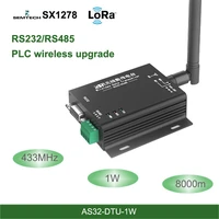 lora 433mhz sx1278 rs485 rs232 interface rf dtu transceiver 8km wireless uhf module 433m industrial grade data transmission unit