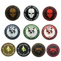 rubber k9 service dog epoxy armband epaulette patch for backpacks acrylic badges glow in the dark skulls brooch hookloop