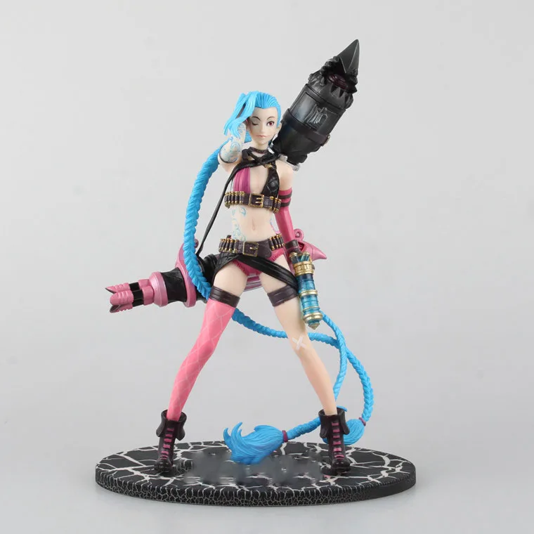 Экшн фигурка игрушка Jinx ADC огненные Chompers! Toyita ПВХ 24 см вспышка девочка Рождество
