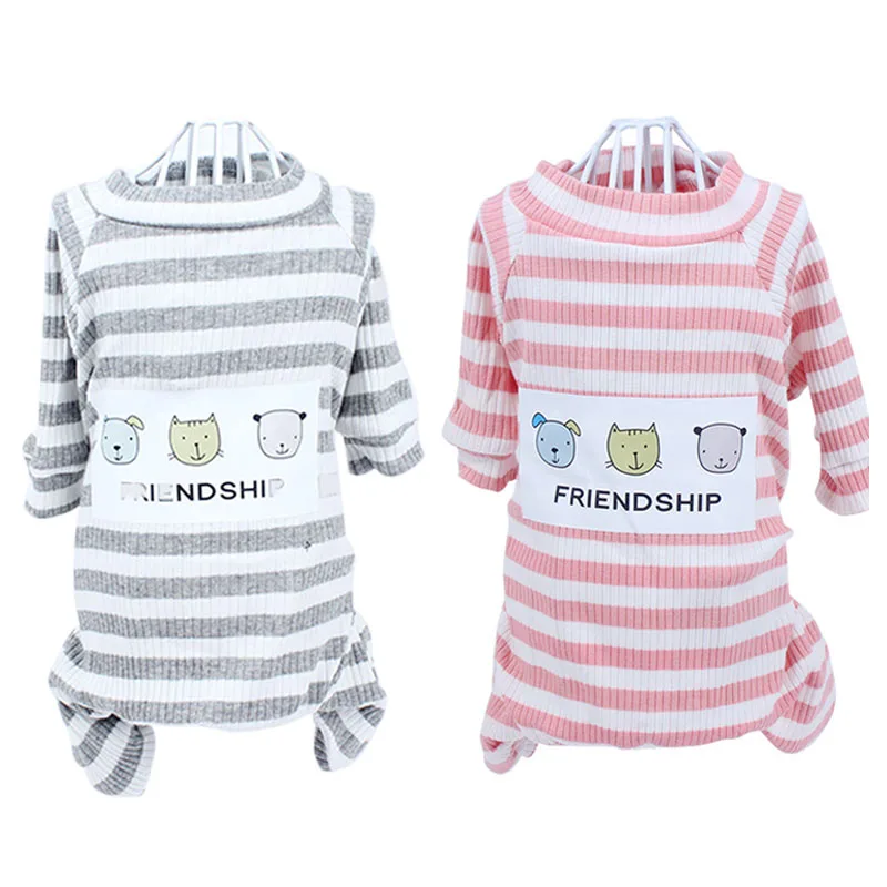 Warm Dog Clothes Small Jumpsuits Soft Pajamas Puppy Coat Outfits Winter Pet Chihuahua Yorkshire 9d30|dog pajamas|dog jumpsuitpuppy pajamas |