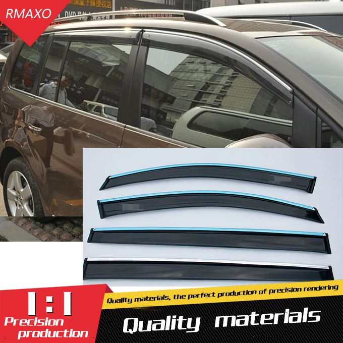 Пластиковый защитный козырек от солнца и дождя для окон VW touran 4 шт./компл. 2005