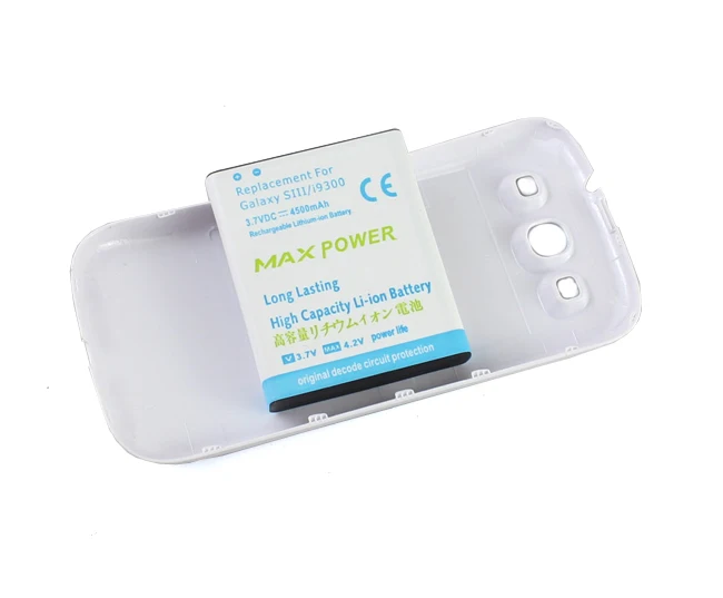 Увеличенный резервный аккумулятор высокой мощности 4500 мАч сменный с задней