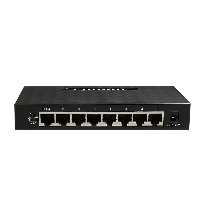 8 портовый гигабитный сетевой коммутатор 10/100/1000 Мбит/с для сети Ethernet концентратор