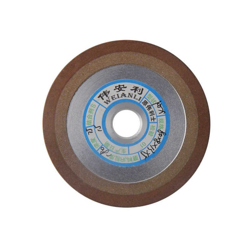 

1pc Grinding Wheels Hypotenuse 150/180/240/320 Grits Diamond Grinding Dish 80mm For Carbide Milling Cutter Power Tool