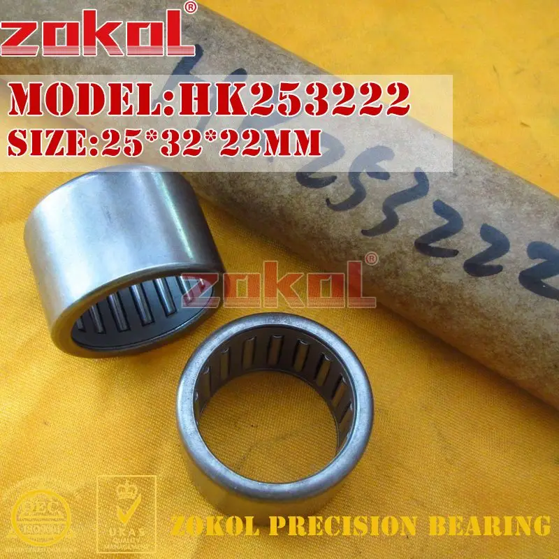Подшипник ZOKOL HK2525 HK2816 HK253222 HK253225 HK283516 игольчатый роликовый подшипник 25*32*22/25 мм