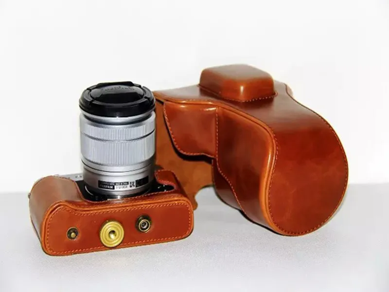 Ocotex PU кожаный чехол для Fujifilm Fuji X T10 XT10 18 55 мм 16 50mmmii XT20 XT 20 XT30 30 сумка камеры черный