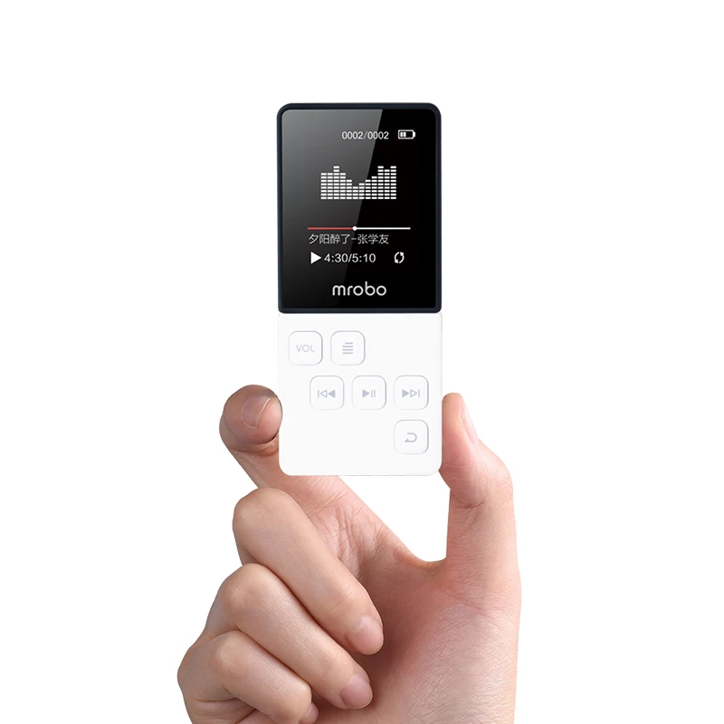 Mp3 плеер Mrobo c6 портативный цифровой аудиоплеер с экраном 1 8 дюйма FM Электронная
