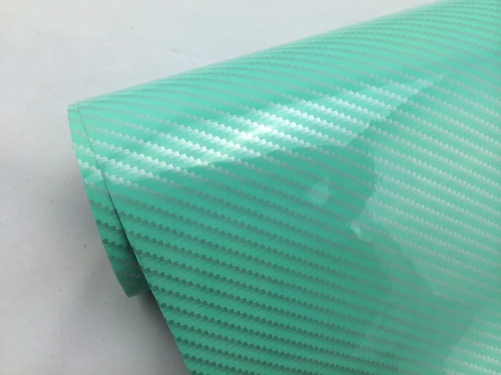 Автомобильная Глянцевая 2D углеродного волокна виниловая фольга Tiffany оберточная