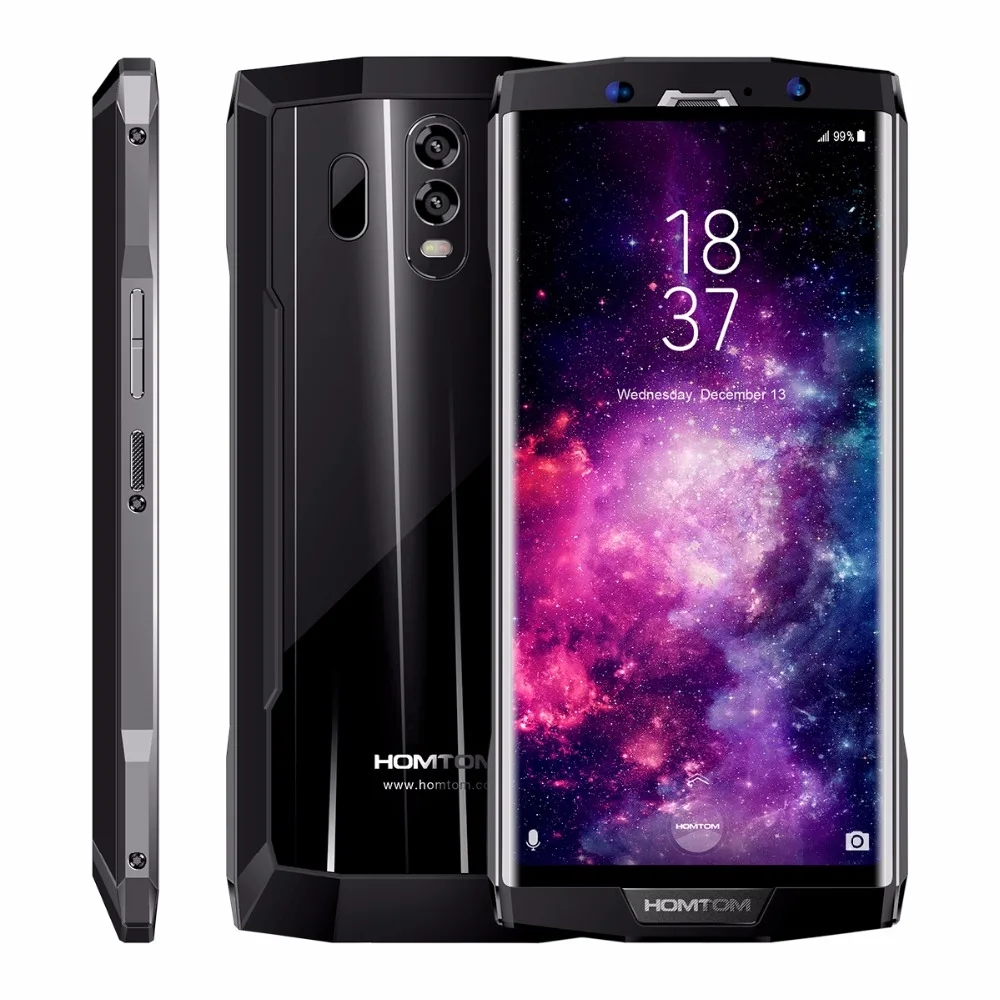 HOMTOM HT70 6 0 &quotHD + 18:9 экран мобильный телефон MTK6750T Восьмиядерный 4G RAM 64G ROM 10000mAh