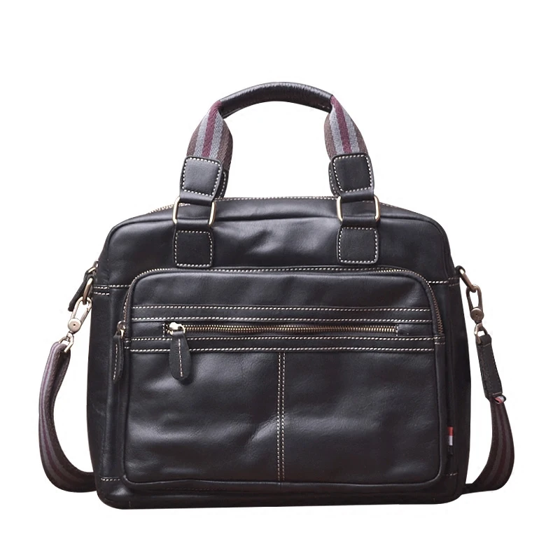 AETOO оригинальный дизайн первого слоя кожи мягкая кожаная мужская сумка через