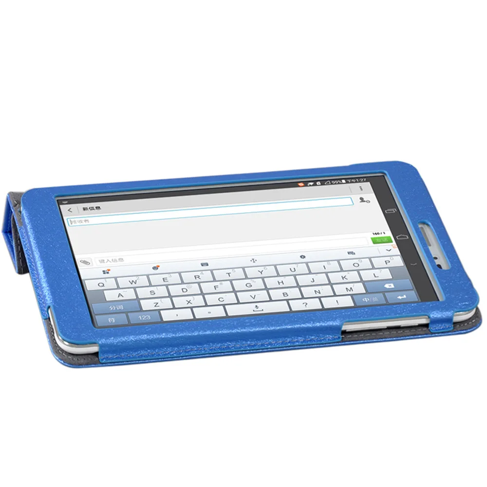 Чехол для huawei MediaPad T1 8 0 S8 701U 701W 821W 823L с шёлковым рисунком Складная подставка чехол