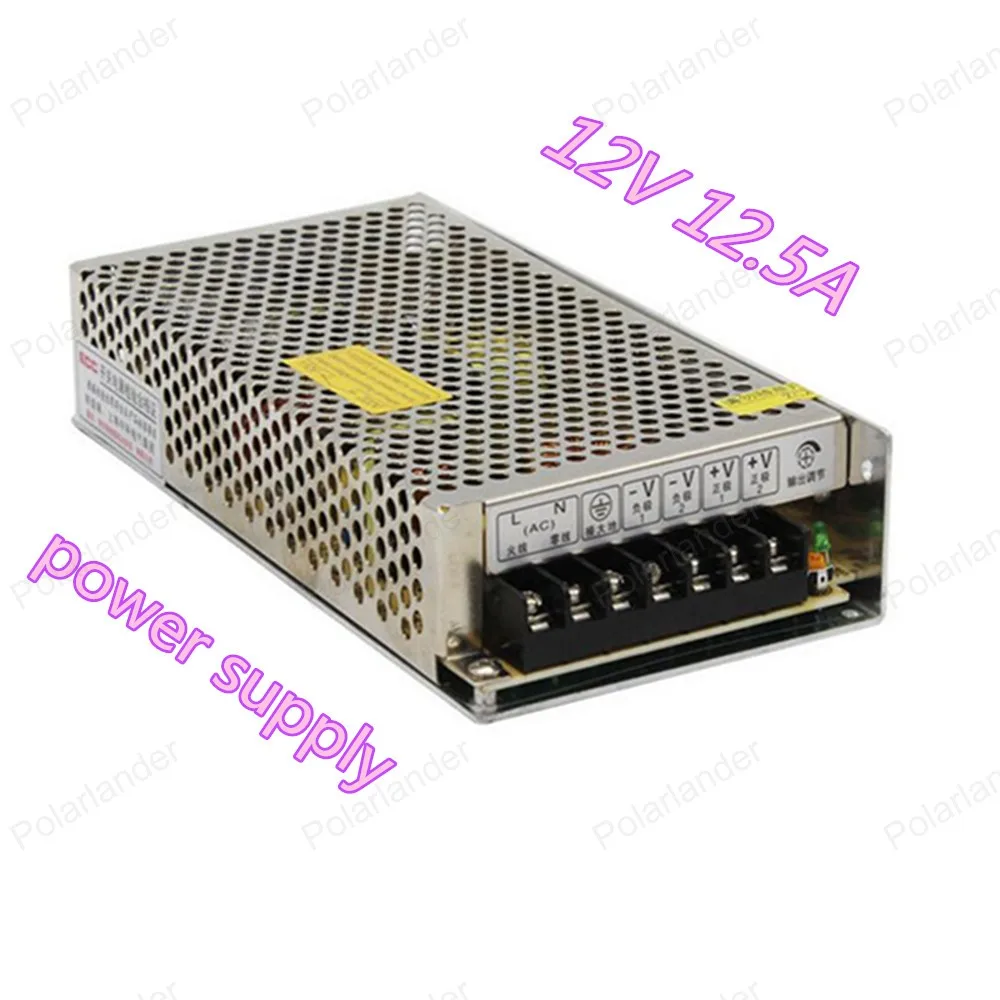 

Switching Power Supply 150W 12V 12.5A Adapter with fan for project Transformers in steel box good quality factory sell