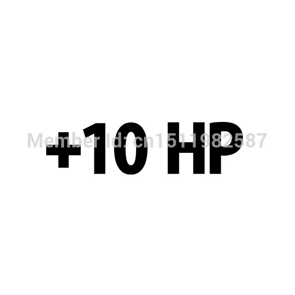 16 см x 4 Plus 10 Hp Decal лошадиных сил гоночный автомобиль окно винил JDM стикер для