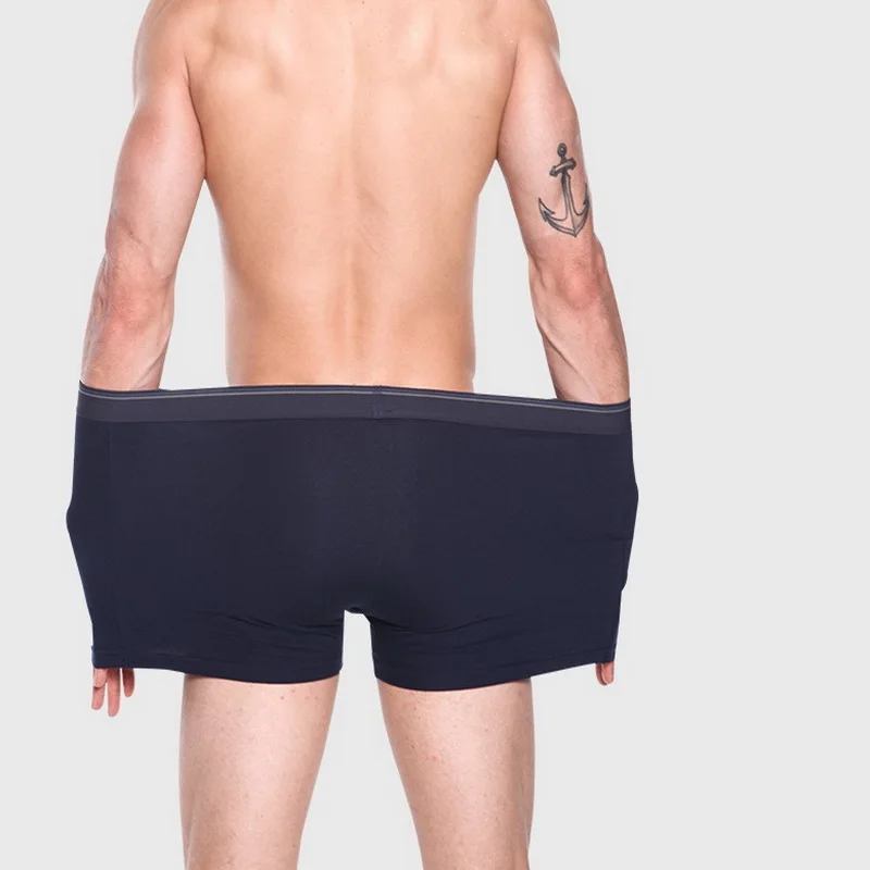 Супер Большие размеры высокого QualityMen'sBoxers перед тем как открыть талии брюки Head с