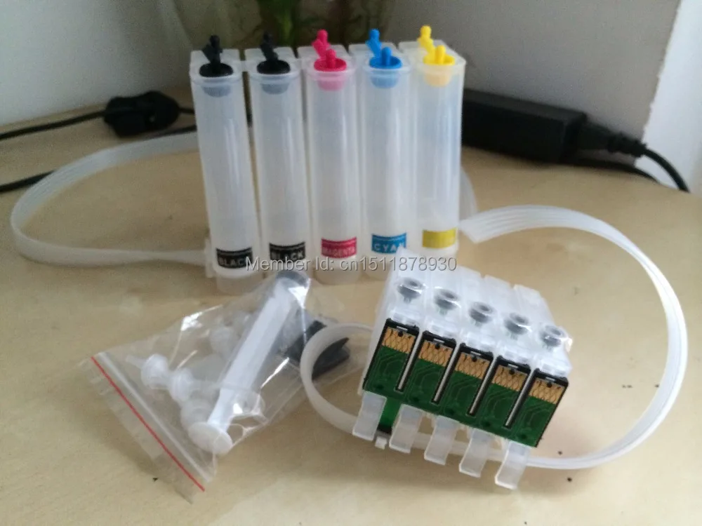 Пустые СНПЧ для EPSON STYLUS C120 персонал 1100 T0691(TO691)-T0694 Запчасти принтера | Компьютеры и
