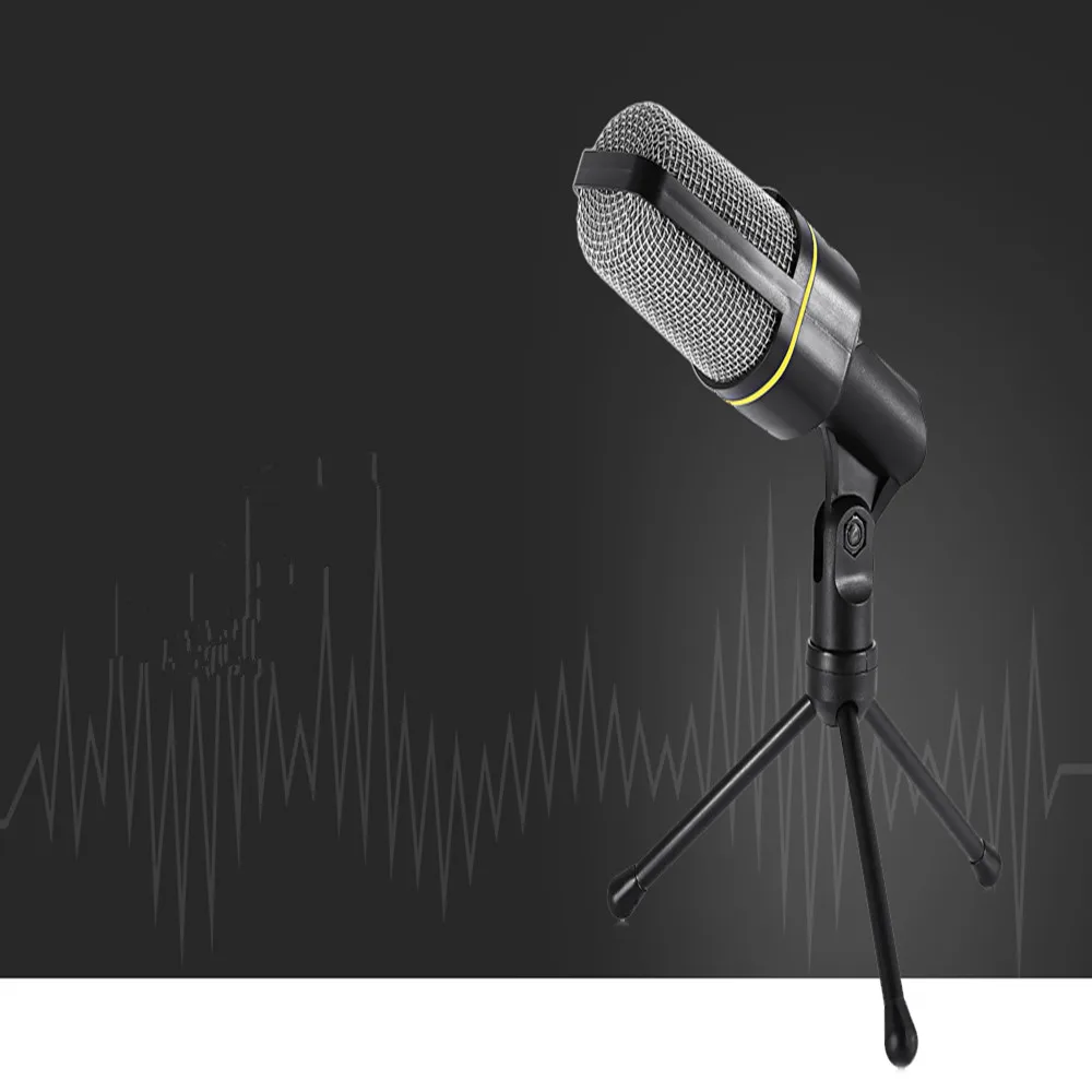 Конденсаторный звуковой микрофон Yanmai с подставкой для ПК ноутбука|Микрофоны| |