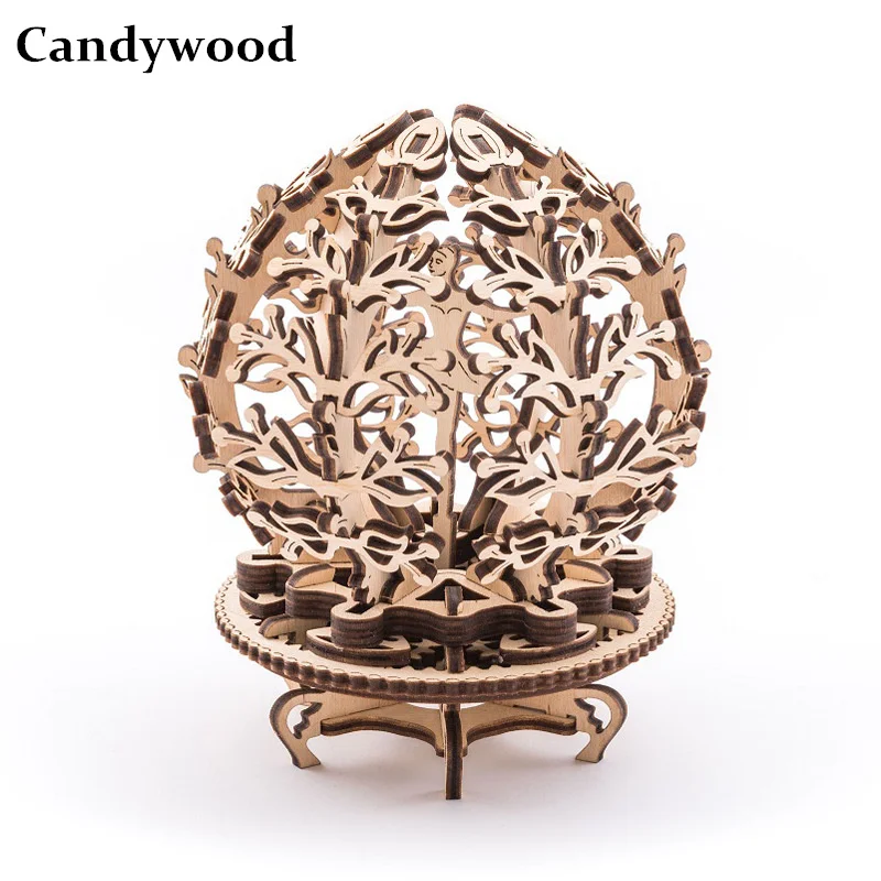 Деревянный механический трансмиттер Candywood Ukraine ugees модель сделай сам для женщин